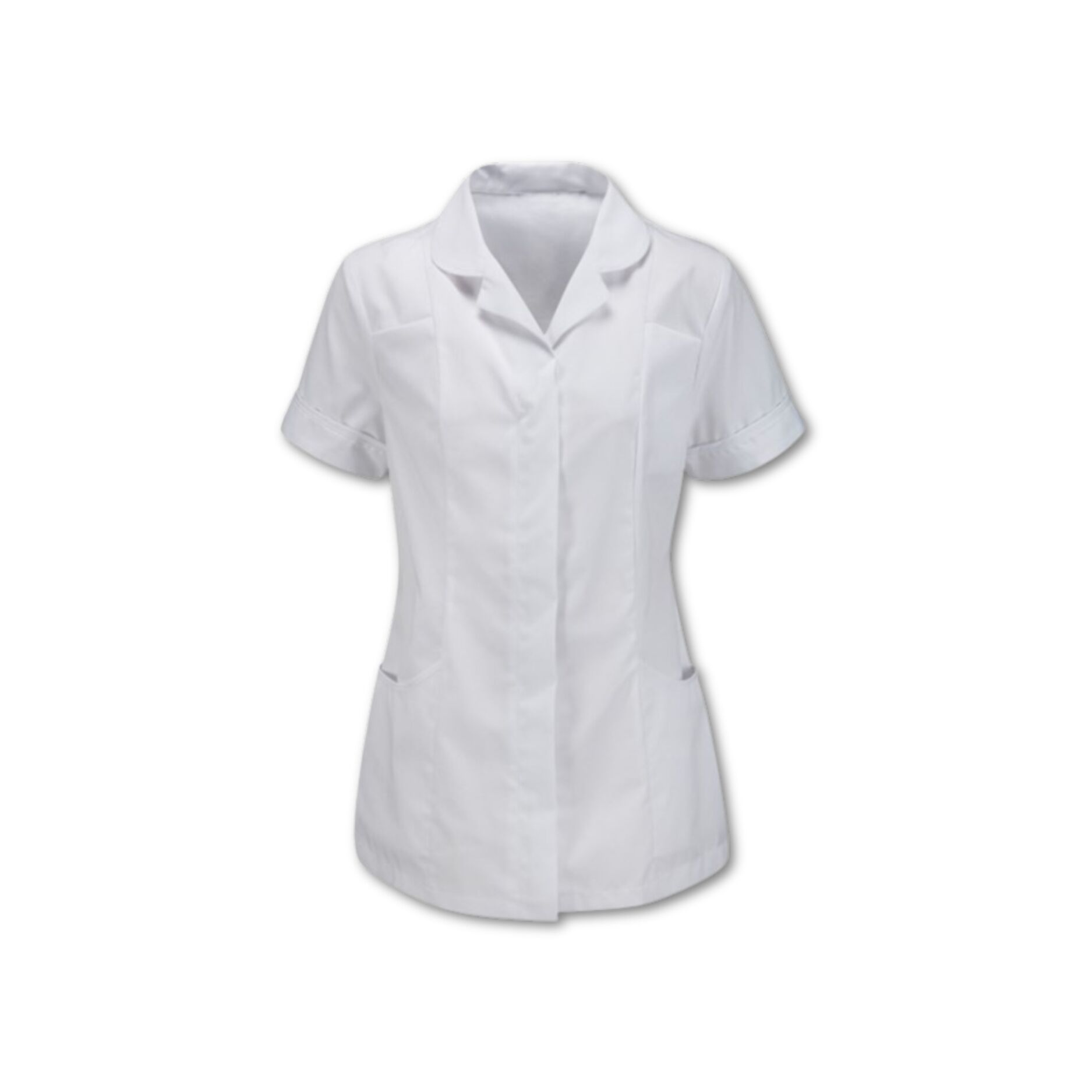 WHITE MEDICAL TUNIC SHORT SLEEVE - Image 1