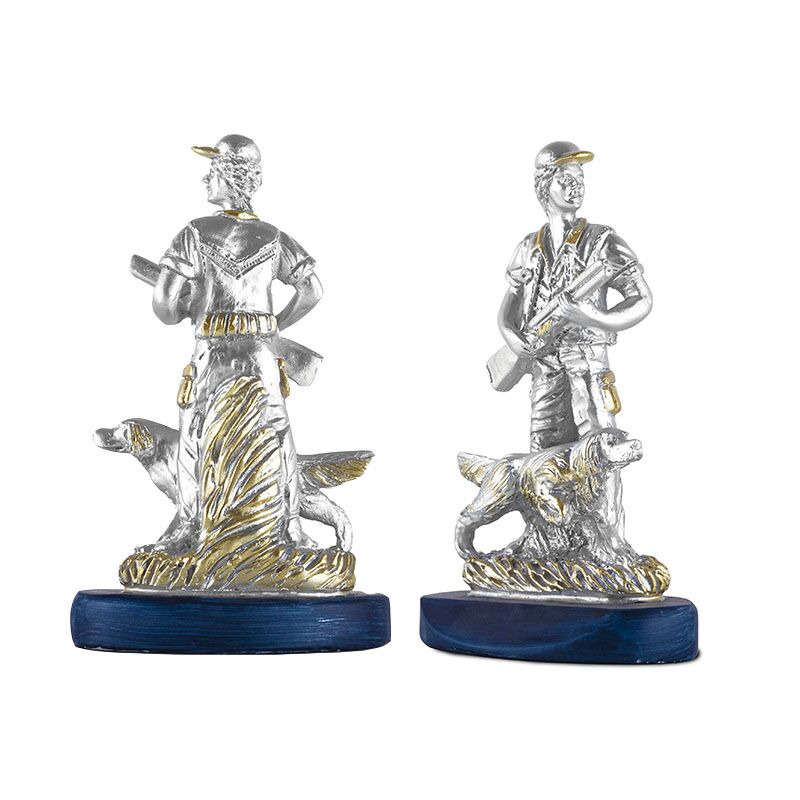 HUNTING FIGURE WITH DOG AWARD – 27.5CM | TROPHY & MEMENTO - Image 1