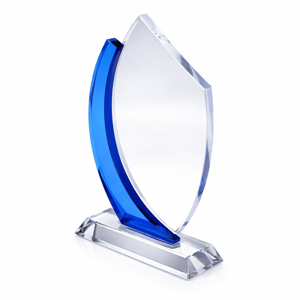 DELUXE 23CM CRYSTAL AWARD TROPHY WITH GIFT BOX - Image 1