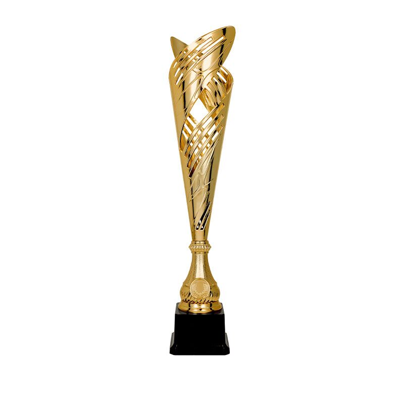DESIGN LINE GOLD TROPHY – 45.5CM MODERN AWARD FOR EVENTS & ACHIEVEMENTS - Image 1