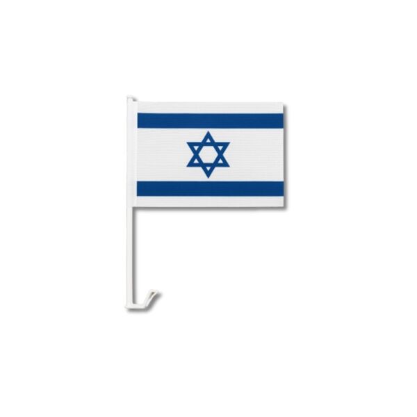 ISRAEL CAR FLAG 30CM X 45CM - Image 1