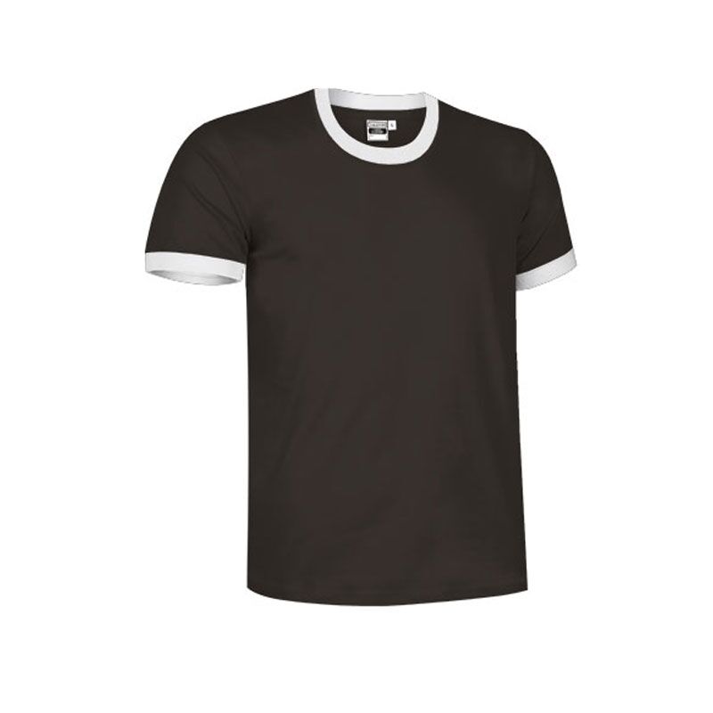 BLACK & WHITE COMBI T-SHIRT | STYLISH TWO-TONE 100% COTTON UNISEX TEE - Image 1