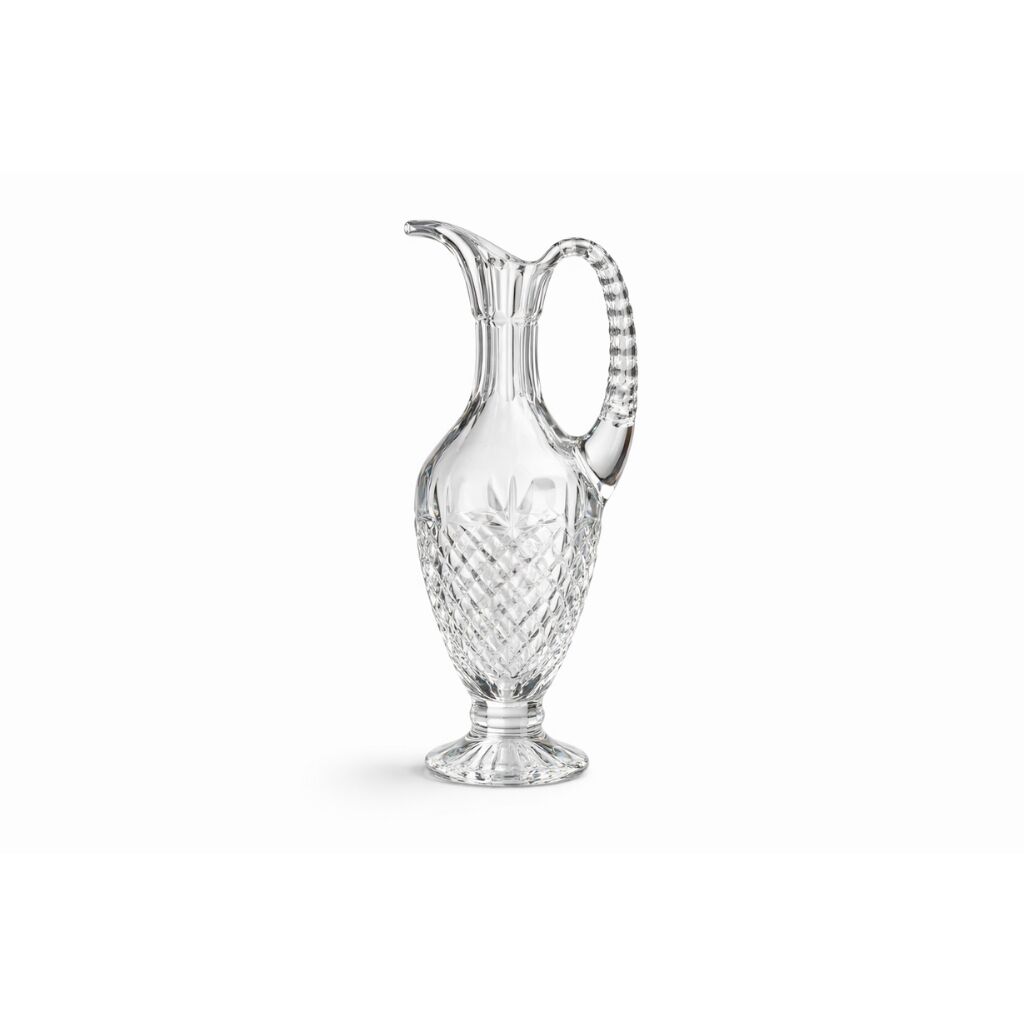 31.5CM LEAD CRYSTAL CLARET JUG – ELEGANT WINE & AWARD DECANTER - Image 1