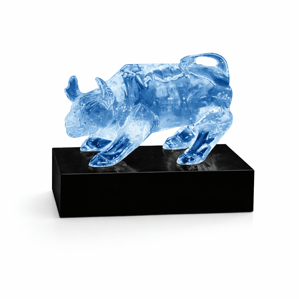 CRYSTAL BULL FIGURE 10 CM - Image 1