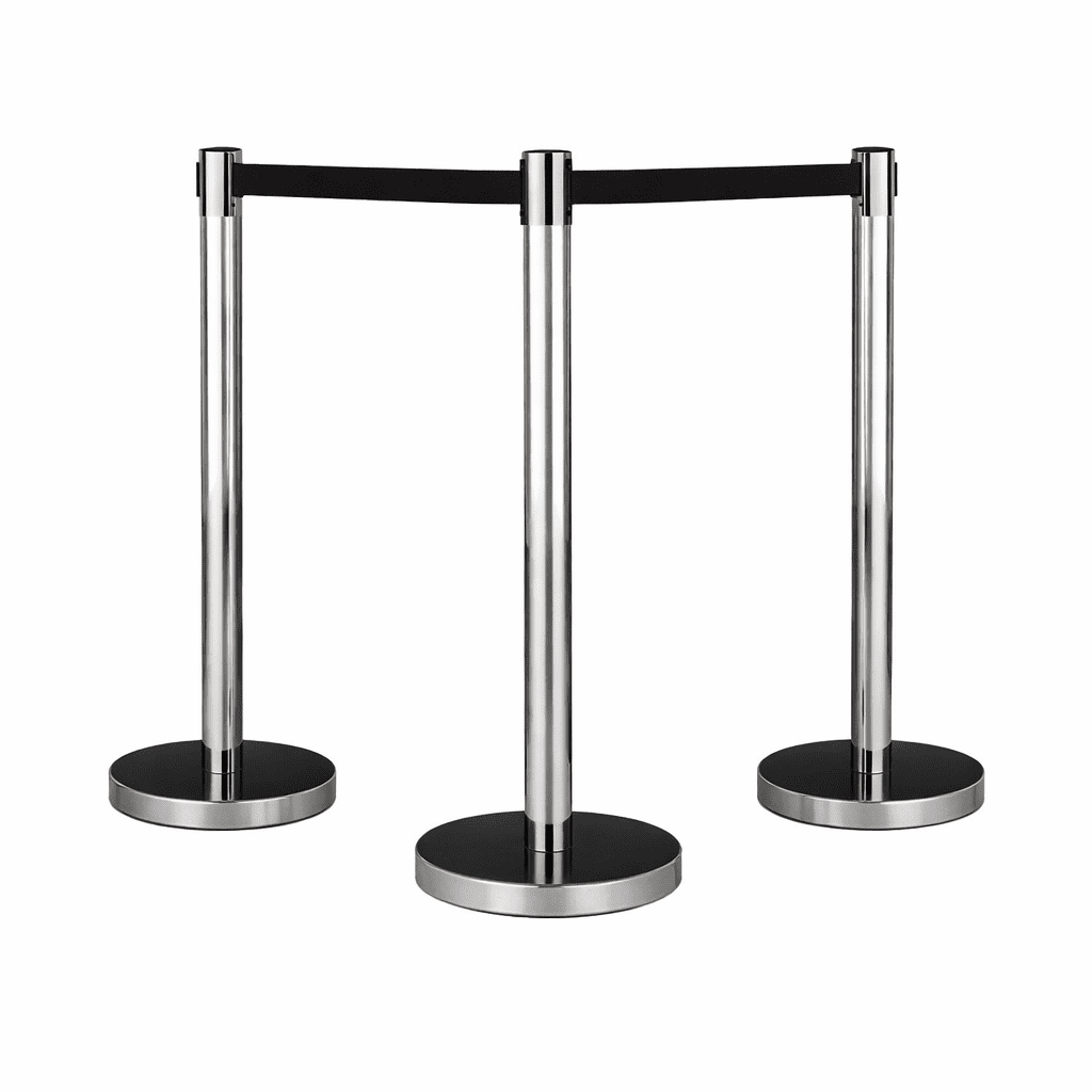QUEUING BARRIER WITH BLACK BELT - Image 1
