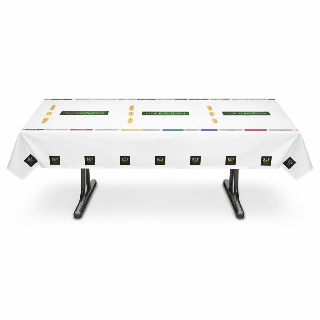 CUSTOM PRINTED TABLE CLOTH 2M X 0.8M - Image 1
