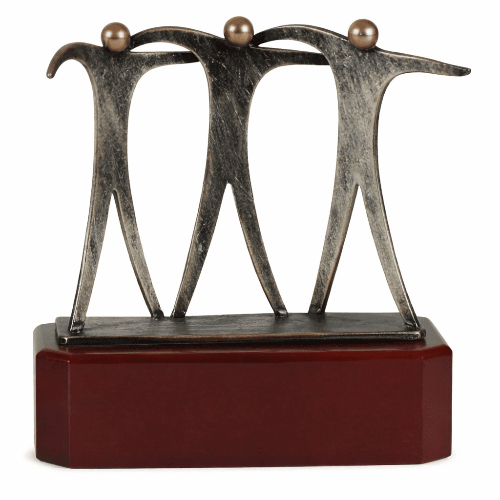 WORKING DANCER ACHIEVEMENT AWARD 31CM WITH CUSTOM PRINTED PLATE - Image 1