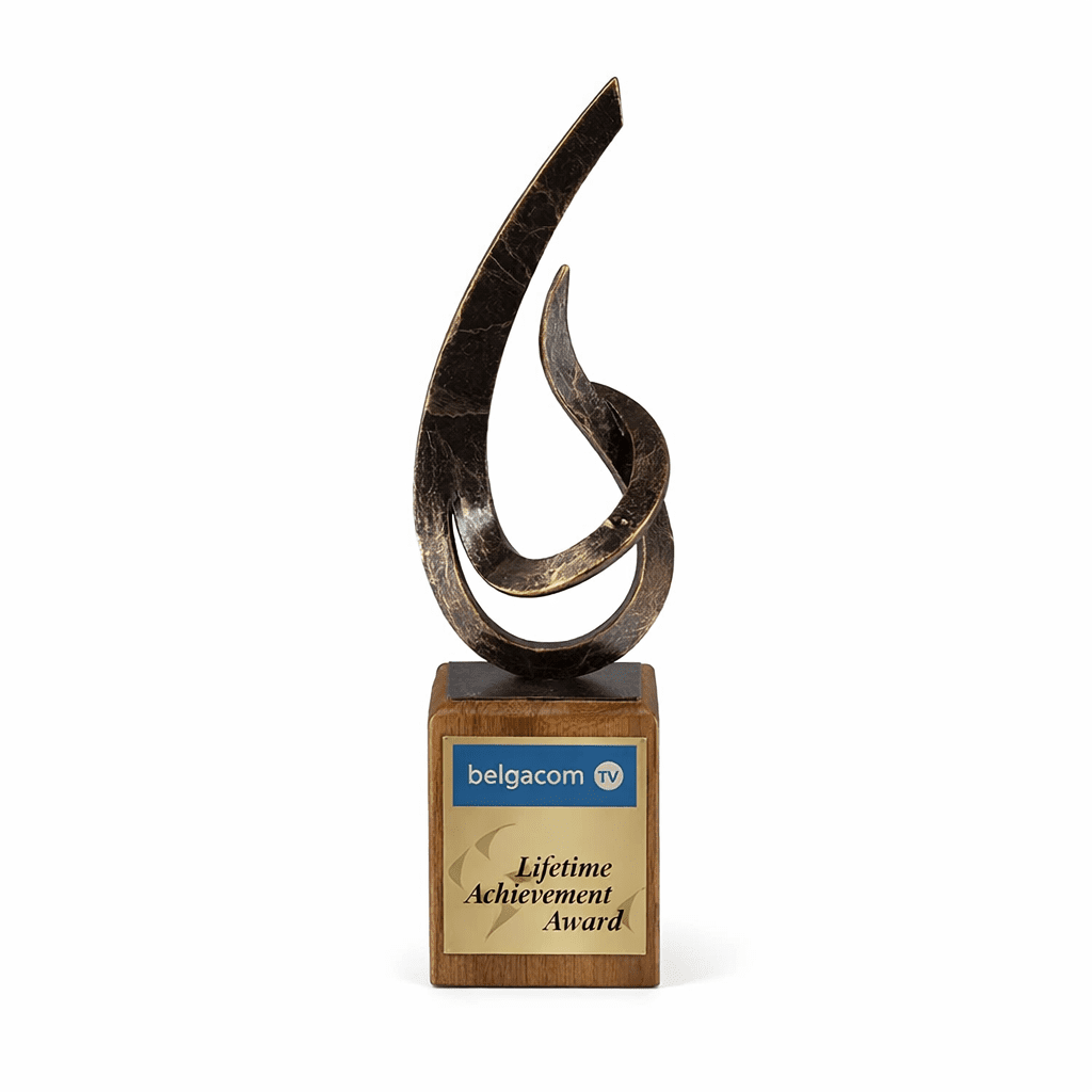 30CM RISING FIRE TROPHY – CUSTOM AWARD FOR PASSION & EXCELLENCE - Image 1